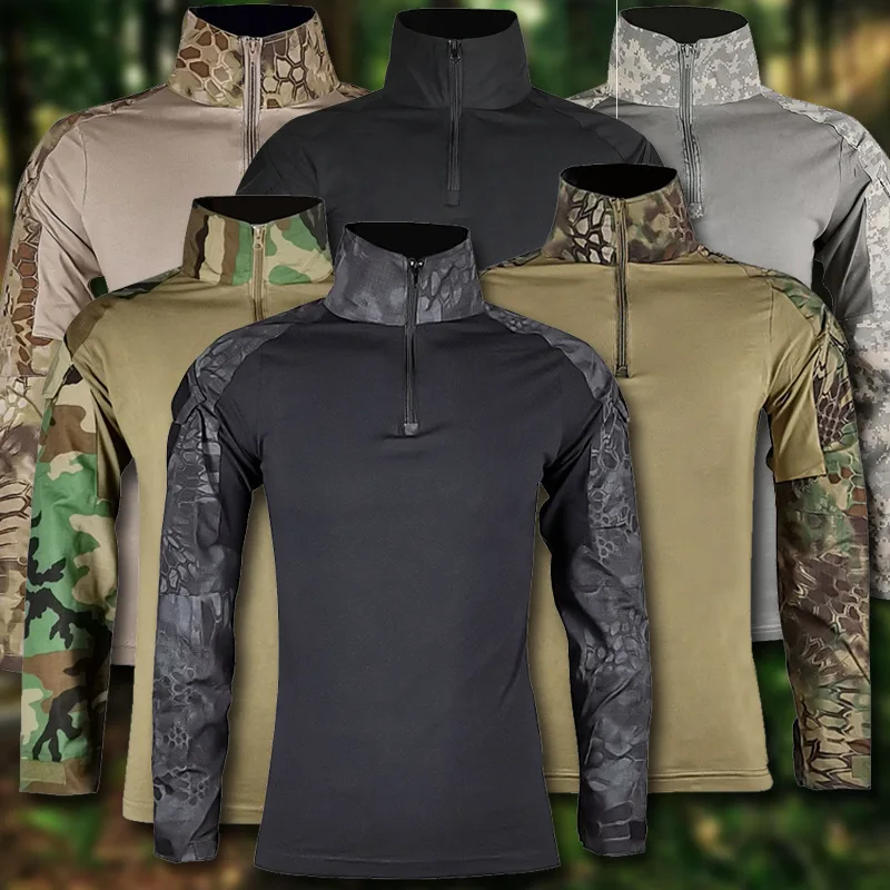 Tactical Military Shirt Cargo - Camicia militare mimetica G2 da combattimento