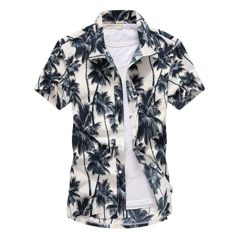 Camicie con colletto casual ha - Vintage Hawaiian Floral Shirt recensione e prezzo