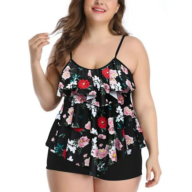 Tankini Donna Bikini Stampa Fl - Shorts recensione e prezzo