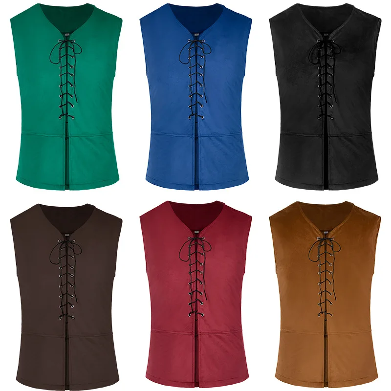 Camicie medievali Gotico Steam - Medieval Gothic Lace Up Pirate Shirt recensione e prezzo