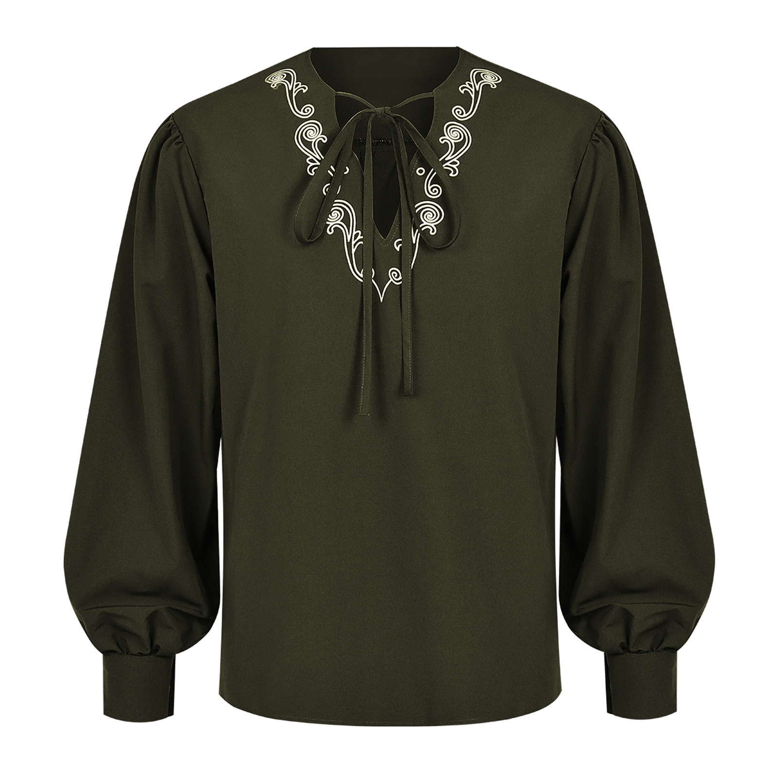 Camicia da Pirata Rinascimenta - Medieval Gothic Lace Up Pirate Shirt recensione e prezzo