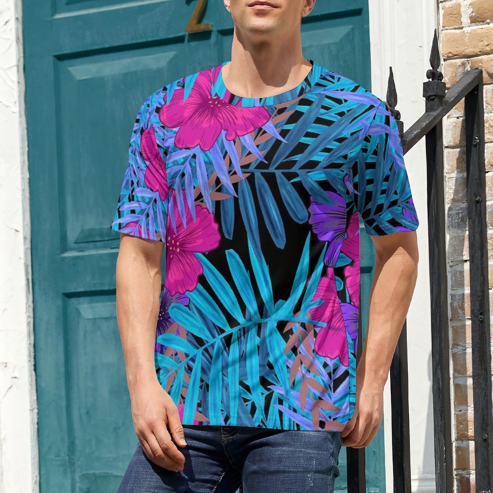 T-shirt oversize estiva con mo - Vintage Hawaiian Floral Shirt recensione e prezzo