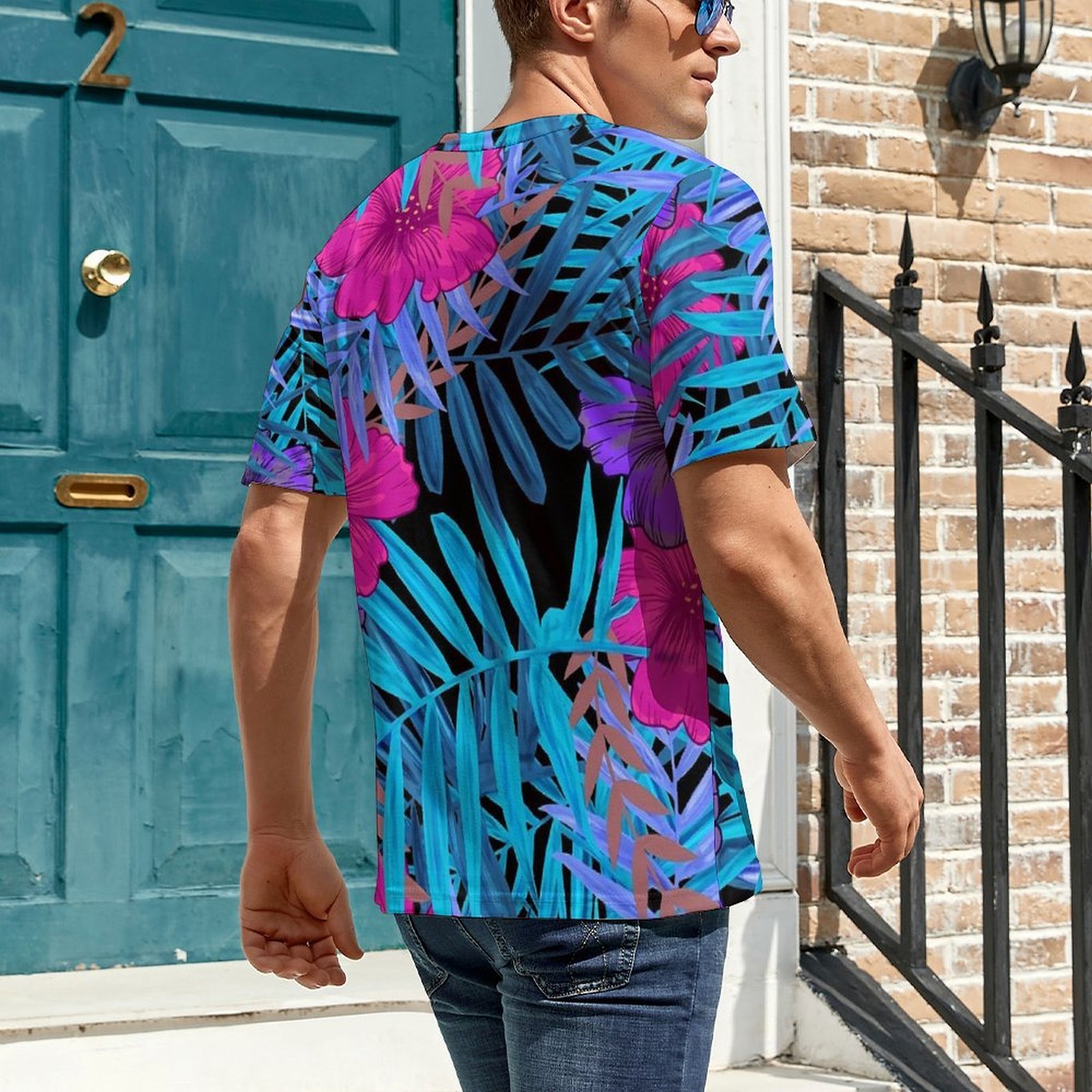 T-shirt oversize estiva con mo - Vintage Hawaiian Floral Shirt recensione e prezzo