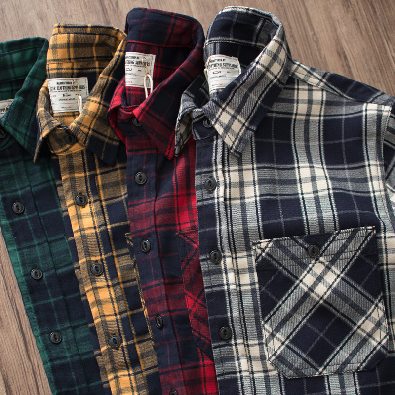 Autunno New American Retro 300 - Flannel Plaid Shirt Heavy Weight recensione e prezzo