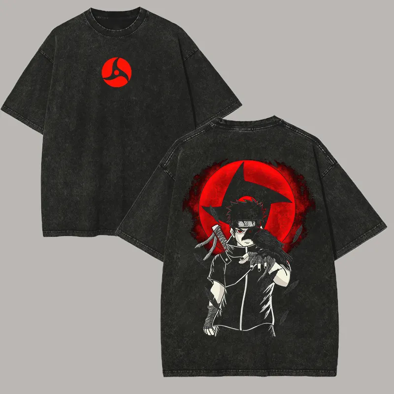 T-Shirt Naruto Shisui Uchiha,  - Acid Wash Vintage Graphic T Shirt recensione e prezzo
